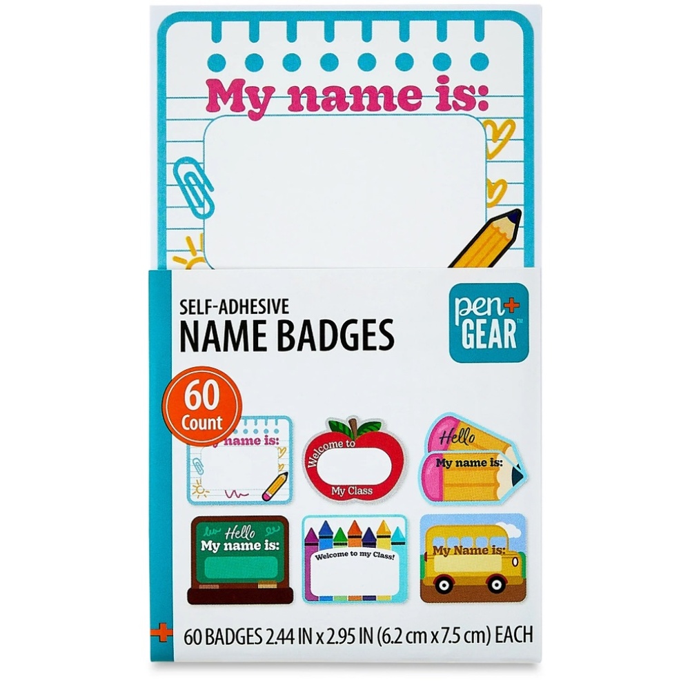 Pen+Gear Self-Adhesive Name Badges
